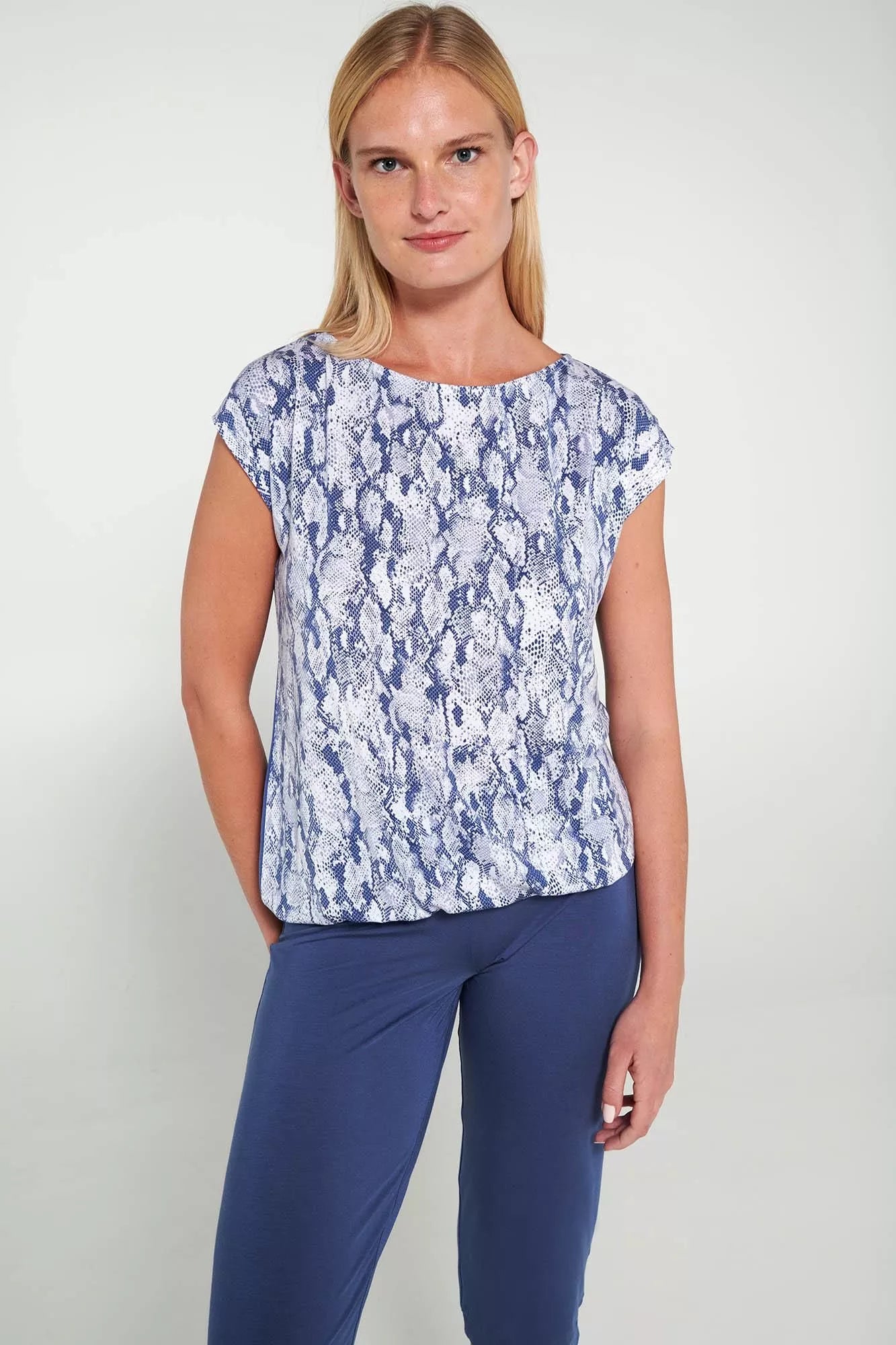 20001 724 VAMP ΓΥΝ. ΠΥΤΖΑΜΑ χρώμα: BLUE BOA