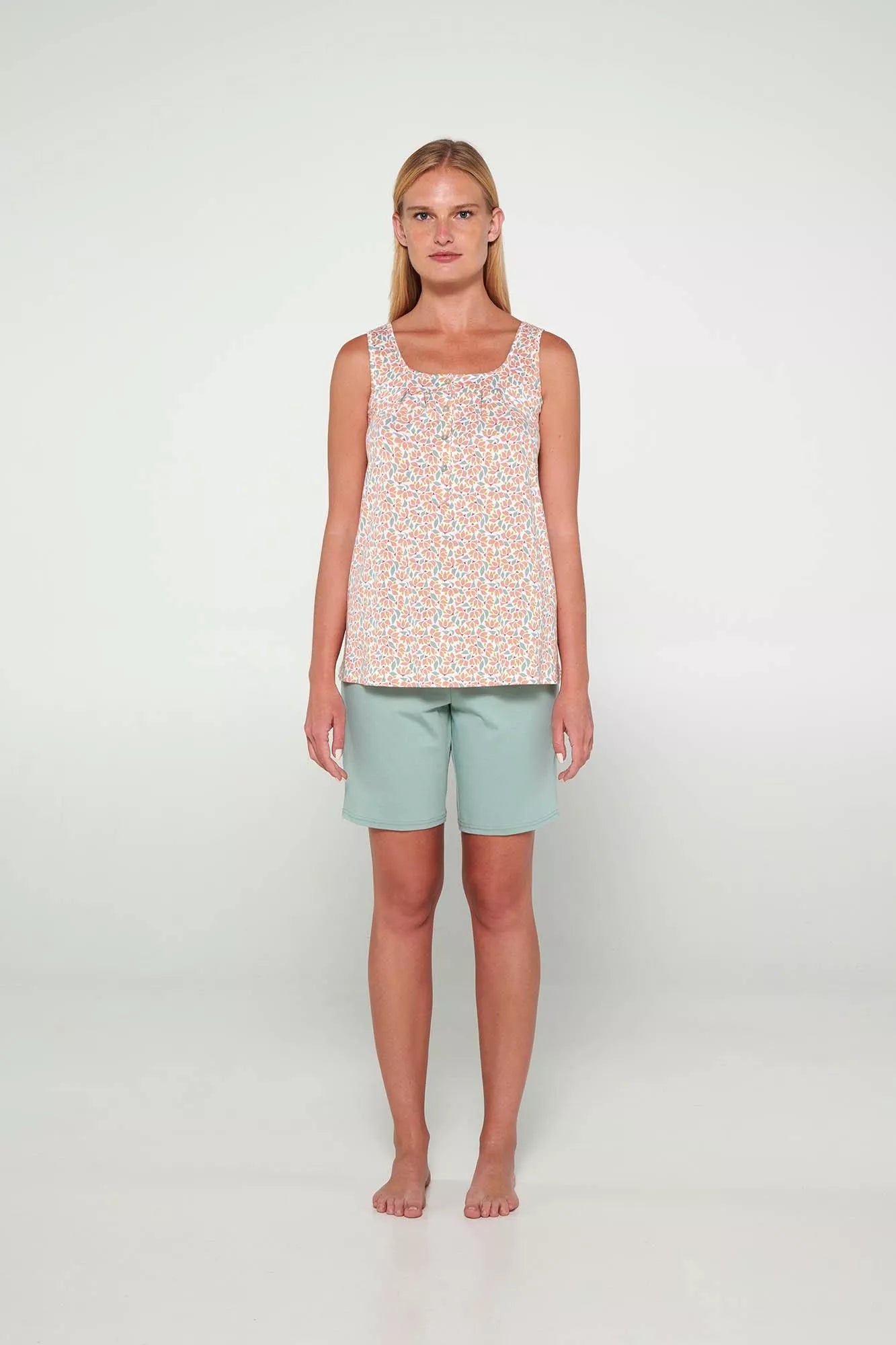 20061 725 VAMP ΓΥΝ. ΠΥΤΖΑΜΑ χρώμα: BLUE MINT