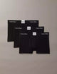 LV00NB4476 UB1 COTTON STRETCH 3PK CALVIN KLEIN ΑΝΔΡΙΚ. ΜΠΟΞΕΡ 3 PACK Σετ 3 TEM classic Fit  100% ΒΑΜΒΑΚΙ, χρώματα: 3 ΜΑΥΡΑ ΜΑΥΡΟ