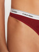 000QD5209E NP6 MODERN LOGO THONG COTTON STRETCH CALVIN KLEIN ΓΥΝ. ΕΣΩΡΟΥΧΟ STRING 3 ΤΕΜ. χρώματα: ΜΠΟΡΝΤΩ, ΣΟΜΟΝ, ΜΑΥΡΟ