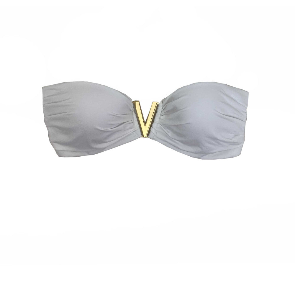 23066096 BLUE POINT ΓΥΝ. ΜΑΓΙΩ ΣΟΥΤΙΕΝ STRAPLESS χρώμα: ΛΕΥΚΟ