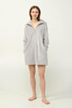 23281 473 VAMP ΓΥΝ. ΖΑΚΕΤΑ χρώμα:GRAY SILVER
