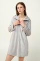 23281 473 VAMP ΓΥΝ. ΖΑΚΕΤΑ χρώμα:GRAY SILVER