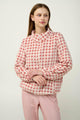 23322 609 VAMP ΓΥΝ. ΖΑΚΕΤΑ χρώμα:PINK TAN BLUE