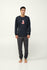 23620 102 VAMP ΑΝΔΡΙΚ. ΠΥΤΖΑΜΑ χρώμα:DARK GRAY