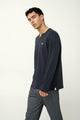 23633 102 VAMP ΑΝΔΡΙΚ. ΠΥΤΖΑΜΑ χρώμα:DARK GRAY