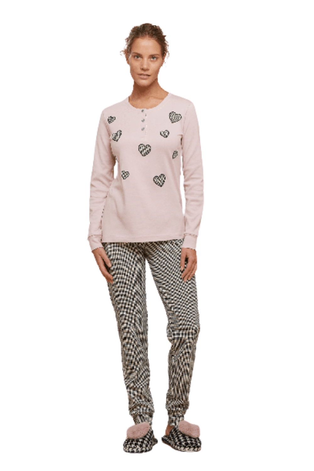 FA008341 NOIDINOTTE ΓΥΝ. ΠΥΤΖΑΜΑ χρώμα: ΡΟΖ