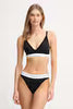 LV00QF8506 P7A CALVIN KLEIN ΓΥΝ. ΣΤΗΘΟΔΕΣΜΟΣ Βαμβακερός Εγκυμοσύνης & Θηλασμού MATERNITY LIGHTLY LINED TRIANGLE  χρώμα: ΜΑΥΡΟ