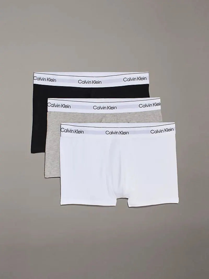 LV00NB4389 MP1 ICON COTTON STRETCH 3PK CALVIN KLEIN ΑΝΔΡΙΚ. ΜΠΟΞΕΡ 3 PACK Σετ 3 TEM classic Fit  100% ΒΑΜΒΑΚΙ, χρώματα: ΛΕΥΚΟ-ΜΑΥΡΟ-ΓΚΡΙ ΜΕ ΛΕΥΚΑ ΦΑΡΔΕΙΑ ΛΑΣΤΙΧΑΓΚΡΙ (Copy) (Copy) ΜΑΥΡΟ-ΓΚΡΙ-ΒΕΡΑΜΑΝ