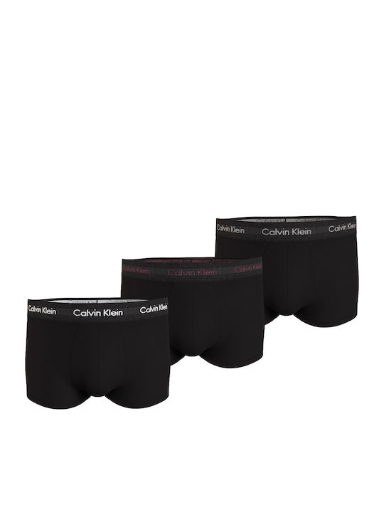 0000U2662G MWO TRUNK 3PK CALVIN KLEIN ΑΝΔΡΙΚ. ΕΣΩΡΟΥΧΟ ΜΠOΞΕΡ 3 PACK Σετ 3 TEM ΜΑΥΡΟ ΜΕ  ΛΟΓΟΤΥΠΟ ΛΕΥΚΟ, ΓΚΡΙ, ΠΟΡΤΟΚΑΛΛΙ   ΤΑ ΦΑΡΔΕΙΑ ΜΑΥΡΑ ΛΑΣΤΙΧΑ