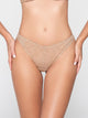 24090 LUNA ΓΥΝ. ΣΛΙΠ ORCHIDEA BRAZILIAN BRIEF χρώμα: ΠΟΥΔΡΑ ΜΑΥΡΟ