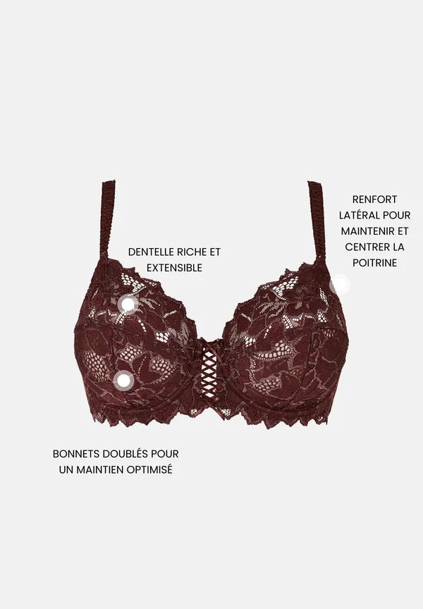 70564-E SANS COMPLEXE ARUM WIRE BRA ΓΥΝ. ΣΤΗΘΟΔΕΣΜΟΣ CUP D , CUP F χρώμα:ΜΑΥΡΟ
