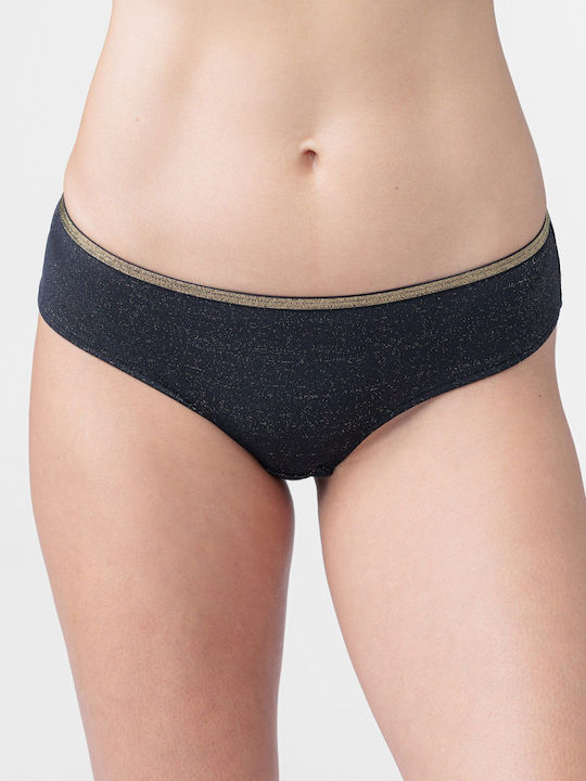 VFXCH0011MI073--BK0001 BLK DORINA ΓΥΝ. ΕΣΩΡΟΥΧΟ ΣΛΙΠ HIPSTER SCINTILLA χρώμα: ΜΑΥΡΟ