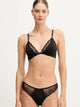 LV00QF8469 CCI CALVIN KLEIN ΓΥΝ. ΣΤΗΘΟΔΕΣΜΟΣ UNLINED TRIANGLE χρώμα: ΓΚΡΙ-ΜΠΛΕ