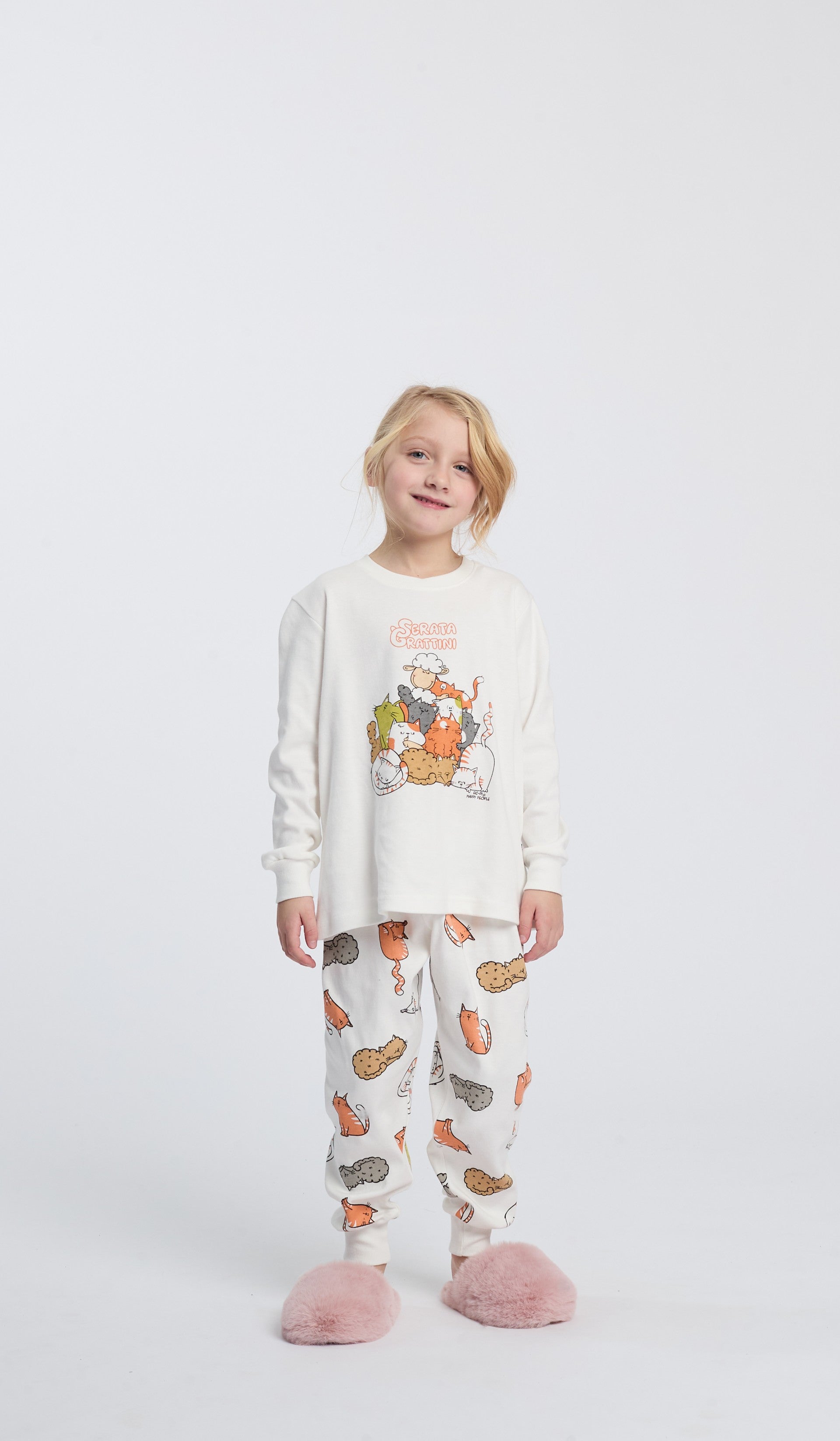 6778-2HP 3193 HAPPY PEOPLE ΠΑΙΔΙΚ. ΚΟΡΙΤΣΙΣΤΙΚ. ΠΥΤΖΑΜΑ SERATA GRATTINI χρώμα:ΛΕΥΚΟ (Copy)