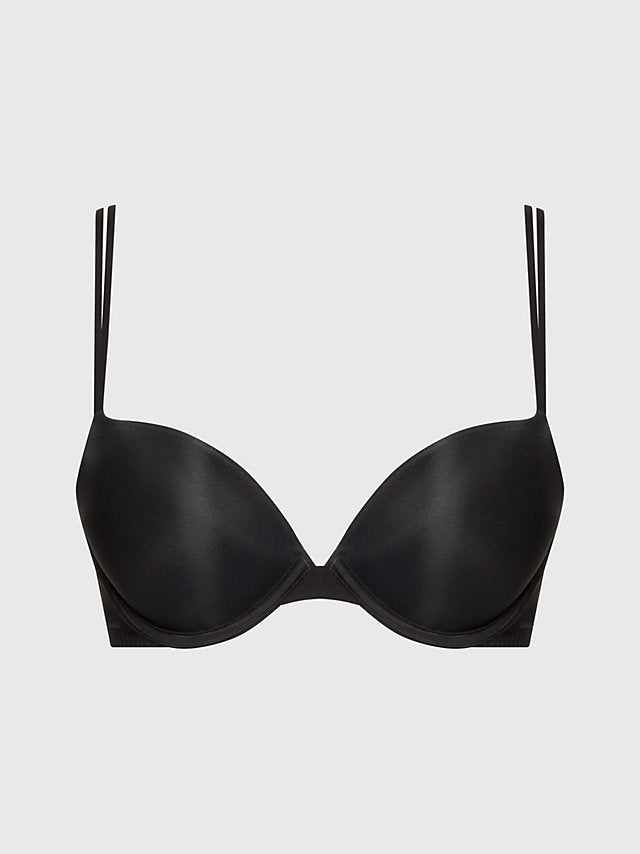 000QF6345E CALVIN KLEIN ΓΥΝ. ΣΤΗΘΟΔΕΣΜΟΣ PUSH UP PLUNGE ΜΑΥΡΟ