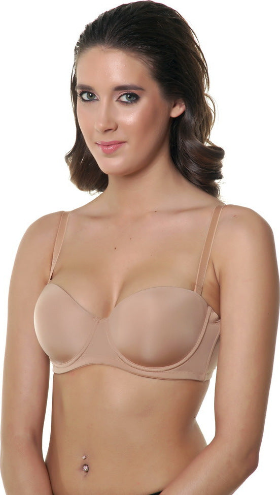 14017 LUNA ΓΥΝ. ΣΤΗΘΟΔΕΣΜΟΣ ΜΕ ΕΛΑΦΡΙΑ ΕΝΙΣΧΥΣΗ μπεζ-δέρμα ΜΠΕΖ