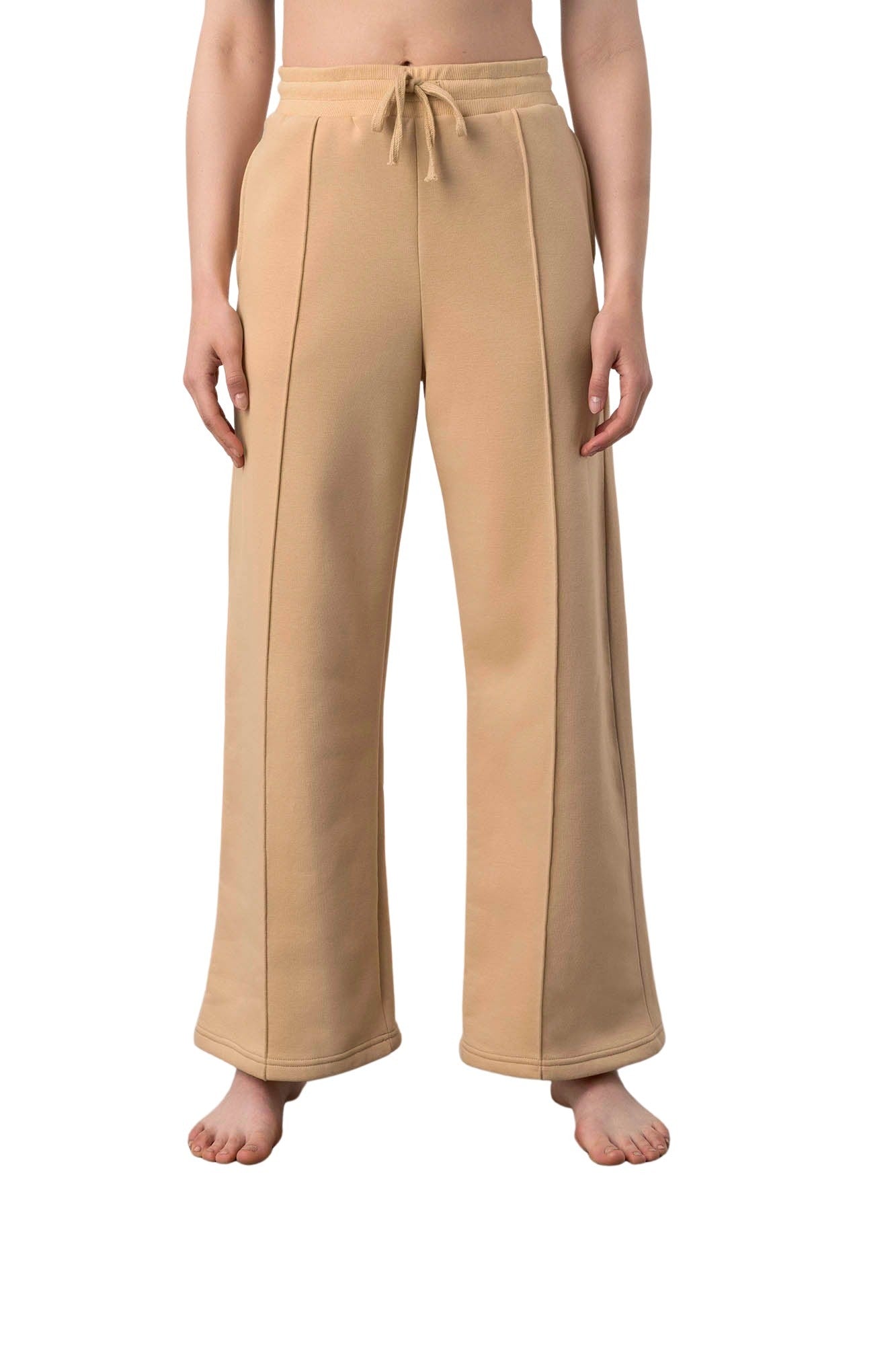 17154 111  VAMP ΓΥΝ. ΠΑΝΤΕΛΟΝΙ Μονόχρωμο Καμπάνα BEIGE