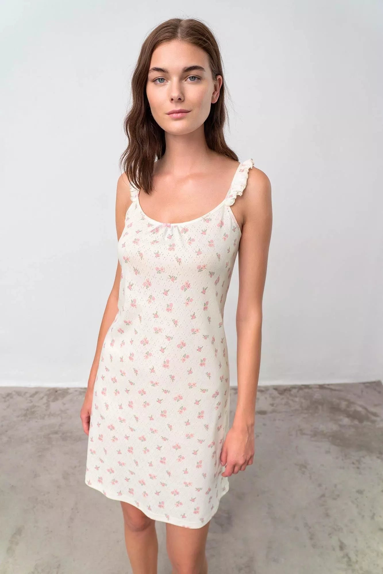 18081 640 GREEN tea NIGHTGOWN  VAMP ΓΥΝ. ΝΥΧΤΙΚΟ χρώμα: ΠΡΑΣΙΝΟ