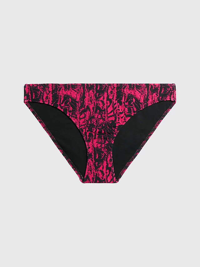 KW0KW02083 OJW BIKINI-PRINT CALVIN KLEIN ΓΥΝ. ΜΑΓΙΩ ΣΛΙΠ ΚΟΚΚΙΝΟ