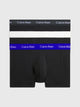 0000U2664G Η4X LOW RISE TRUNK CALVIN KLEIN ΑΝΔΡΙΚ. ΕΣΩΡΟΥΧΟ ΜΠOΞΕΡ 3 PACK Σετ 3 TEM ΜΑΥΡΑ ΜΕ ΛΟΓΟΤΥΠΟ  ΛΕΥΚΟ ΣΤΟ ΛΑΣΤΙΧΟ ΧΡΩΜΑΤΟΣ ΜΑΥΡΟ, ΜΠΛΕ-ΜΩΒ ΚΑΙ ΜΠΕΖ