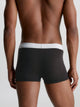 0000U2664G Η4X LOW RISE TRUNK CALVIN KLEIN ΑΝΔΡΙΚ. ΕΣΩΡΟΥΧΟ ΜΠOΞΕΡ 3 PACK Σετ 3 TEM ΜΑΥΡΑ ΜΕ ΛΟΓΟΤΥΠΟ  ΛΕΥΚΟ ΣΤΟ ΛΑΣΤΙΧΟ ΧΡΩΜΑΤΟΣ ΜΑΥΡΟ, ΜΠΛΕ-ΜΩΒ ΚΑΙ ΜΠΕΖ