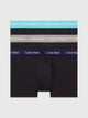 0000U2664G-MXW LOW RISE CALVIN KLEIN ΑΝΔΡΙΚ. ΕΣΩΡΟΥΧΟ ΜΠOΞΕΡ 3 PACK Σετ 3 TEM  ΜΑΥΡA ΜΕ ΛΑΣΤΙΧΑ ΜΠΛΕ, ΓΚΡΙ, ΒΕΡΑΜΑΝ ΜΑΥΡΟ