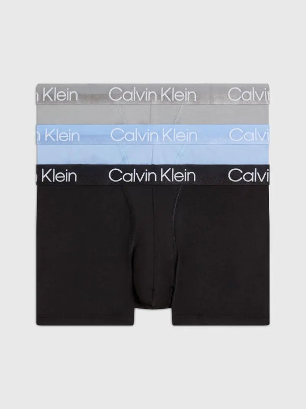 000NB3130A PZD RECONSIDERED STEEL 3PK CALVIN KLEIN ΑΝΔΡΙΚ. ΕΣΩΡΟΥΧΟ ΜΠOΞΕΡ 3 PACK Σετ 3 TEM classic Fit , χρώματα: 1 ΓΚΡΙ ΑΝΘΡΑΚΙ, 1 ΓΚΡΙ ΑΝΟΙΚΤΟ, 1 ΡΑΦ ΑΝΟΙΚΤΟ ΜΕ ΛΑΣΤΙΧΑ: ΑΣΗΜΙ