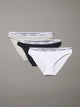 000QD5207E P27 MODERN LOGO THONG COTTON STRETCH CALVIN KLEIN ΓΥΝ. ΕΣΩΡΟΥΧΟ BIKINI 3 ΤΕΜ. χρώματα: ΜΑΥΡΟ, ΓΚΡΙ ΜΕΛΑΝΖΕ, ΚΑΦΕ