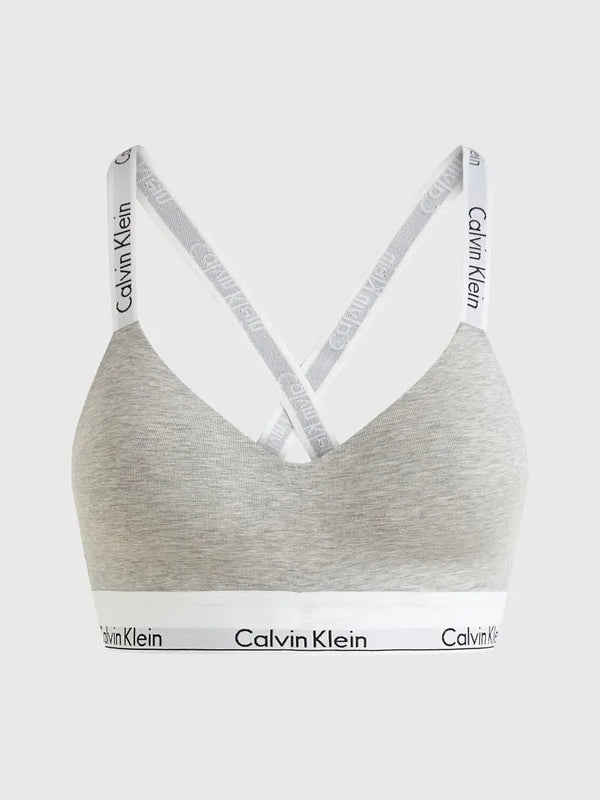 000QF7059E P7A CALVIN KLEIN ΓΥΝ. ΣΤΗΘΟΔΕΣΜΟΣ ΜΠΟΥΣΤΑΚΙ ΓΚΡΙ