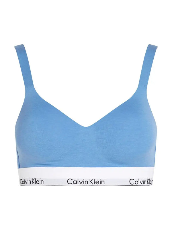 000QF7900Ε RWB CALVIN KLEIN ΓΥΝ. ΜΠΟΥΣΤΟ χρώμα: ΣΙΕΛ ΣΚΟΥΡΟ