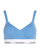 000QF7900Ε RWB CALVIN KLEIN ΓΥΝ. ΜΠΟΥΣΤΟ χρώμα: ΣΙΕΛ ΣΚΟΥΡΟ