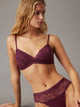 0000QF7974Ε VER CALVIN KLEIN ΓΥΝ. ΣΤΗΘΟΔΕΣΜΟΣ χρώμα:ΜΩΒ
