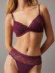 0000QF7980E VER CALVIN KLEIN ΓΥΝ. ΕΣΩΡΟΥΧΟ ΣΛΙΠ χρώμα:ΜΩΒ