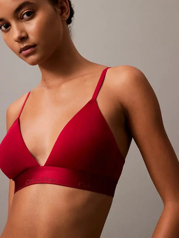 0000QF7994Ε XLL CALVIN KLEIN ΓΥΝ. ΜΠΟΥΣΤΟ χρώμα:ΚΟΚΚΙΝΟ ΓΚΡΙ