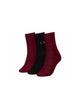 701224118 003 999 CALVIN KLEIN ΓΥΝ. ΚΑΛΤΣΑ  burgundy combo ONE SIZE   ΠΑΚΕΤΟ ΜΕ 3 ΖΕΥΓΑΡΙΑ χρώματα:1 ΜΑΥΡΟ, 2 ΜΠΟΡΝΤΟ