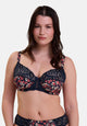 70AAG76 SANS COMPLEXE ΓΥΝ. ΣΤΗΘΟΔΕΣΜΟΣ CUP D χρώμα:ΕΜΠΡΙΜΕ (FLORAL MARINE ET ROUGE)