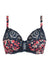 70AAG76 SANS COMPLEXE ΓΥΝ. ΣΤΗΘΟΔΕΣΜΟΣ CUP D χρώμα:ΕΜΠΡΙΜΕ (FLORAL MARINE ET ROUGE)