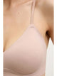 LV00QF7142 - 7NS CALVIN KLEIN  ΓΥΝ. ΣΤΗΘΟΔΕΣΜΟΣ BRALETTE ΜΠΟΥΣΤΟ χρώμα: ΔΕΡΜΑ