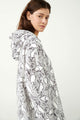 21463 107 VAMP ΓΥΝ. ΝΥΧΤΙΚΟ 100% polyester χρώμα:LIGHT GRAY  Fleece Νυχτικό με Λαγουδάκια