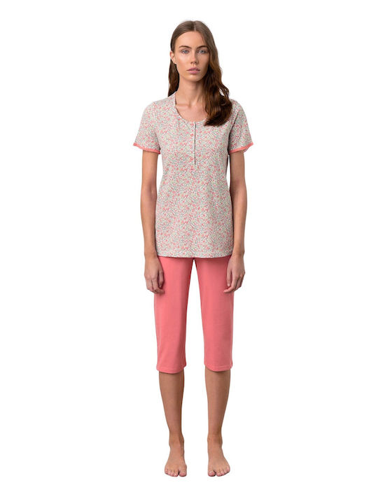 18226PS 636 CORAL bay VAMP ΓΥΝ. ΠΥΤΖΑΜΑ χρώμα: coral