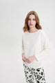 19154 115 VAMP ΓΥΝ. ΠΥΤΖΑΜΑ ΜΕ ΜΑΚΡΥ ΜΑΝΙΚΙ χρώμα: CREAM ROSE TAUPE