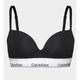 000QF7623E UBI CALVIN KLEIN ΓΥΝ. ΣΤΗΘΟΔΕΣΜΟΣ ΜΠΟΥΣΤΑΚΙ CUP B, CUP C χρώμα:ΜΑΥΡΟ