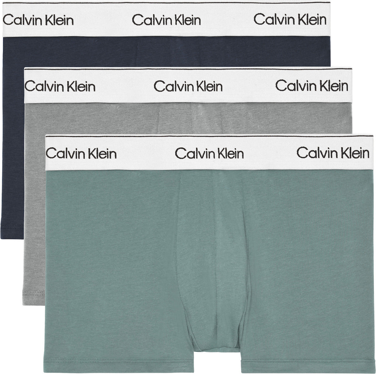 LV00NB4476 3US COTTON STRETCH 3PK CALVIN KLEIN ΑΝΔΡΙΚ. ΜΠΟΞΕΡ 3 PACK Σετ 3 TEM classic Fit  100% ΒΑΜΒΑΚΙ, χρώματα: 1 ΜΑΥΡΟ, 1 ΓΚΡΙ, 1 ΜΠΛΕ ΡΟΥΑ ΜΑΥΡΟ-ΓΚΡΙ-ΜΠΛΕ ΡΟΥΑ