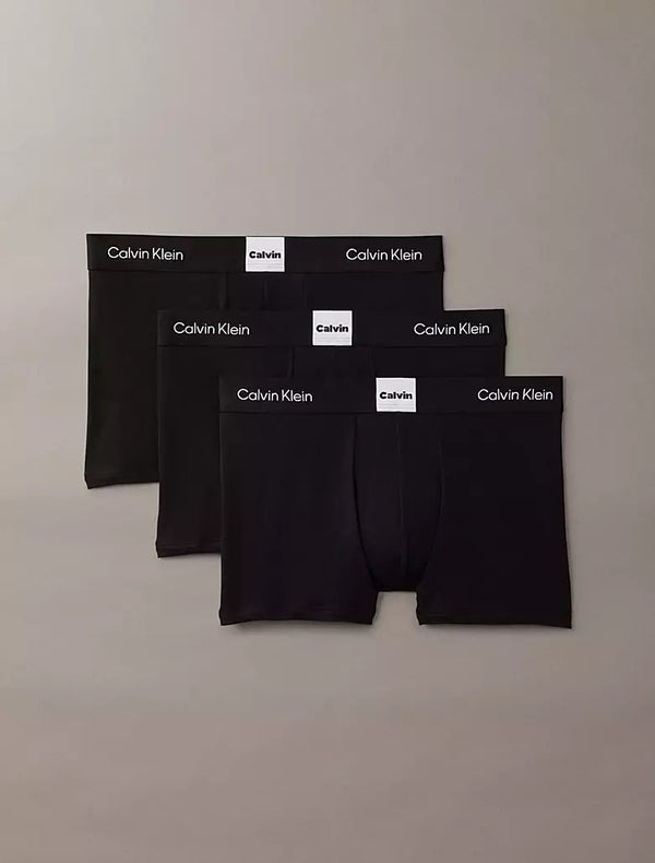 LV00NB4476 UB1 COTTON STRETCH 3PK CALVIN KLEIN ΑΝΔΡΙΚ. ΜΠΟΞΕΡ 3 PACK Σετ 3 TEM classic Fit  100% ΒΑΜΒΑΚΙ, χρώματα: 3 ΜΑΥΡΑ ΜΑΥΡΟ