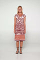 20488 318 BEACHDRESS VAMP ΓΥΝ. ΦΟΡΕΜΑ ΘΑΛΑΣΣΗΣ χρώμα:RED RHODON