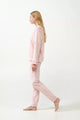 21425 428 VAMP ΓΥΝ. ΠΥΤΖΑΜΑ 100% ΠΟΛΥΕΣΤΕΡ χρώμα: PINK PEACH  Πυτζάμα Fleece Πιε-Ντε-Πουλ