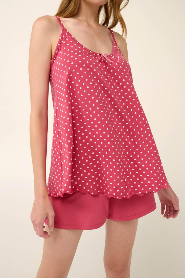 22076 267 VAMP ΓΥΝ. ΠΥΤΖΑΜΑΚΙ χρώμα: ROSE TAUPE