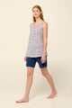 22301 873 VAMP ΓΥΝ. ΠΥΤΖΑΜΑ χρώμα: BLUE PEONY BLUE PEONI