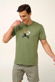 22610 861 VAMP ΑΝΔΡΙΚ. ΠΥΤΖΑΜΑ χρώμα: GREEN LODEN
